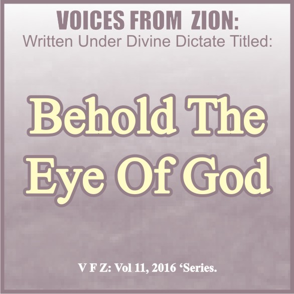 BEHOLD, THE EYE OF THE LORD