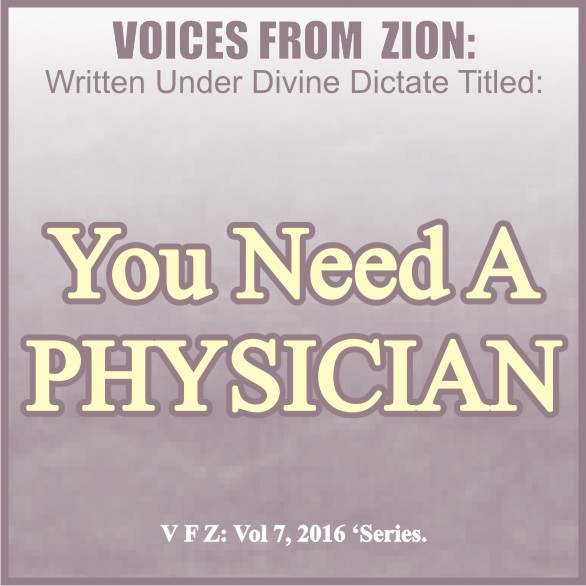 YOU NEED A PHYSICIAN