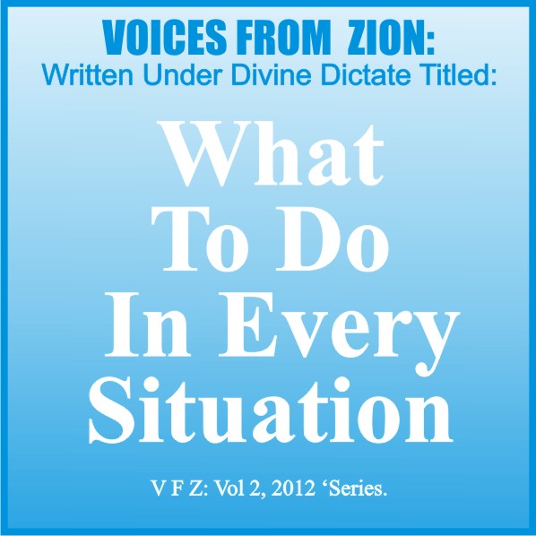 WHAT TO DO IN EVERY SITUATION: