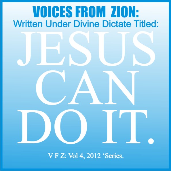 JESUS CAN DO IT