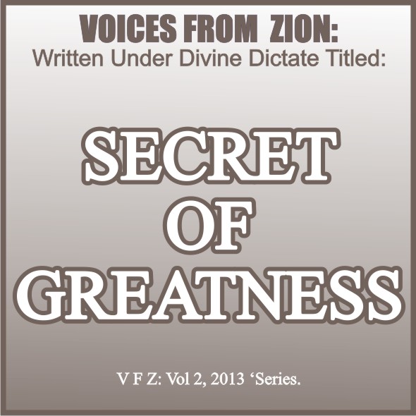 SECRET OF GREATNESS