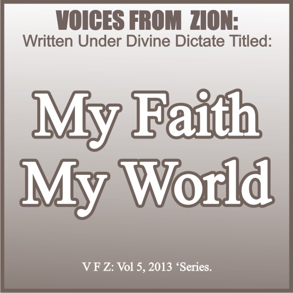 MY FAITH, MY WORLD