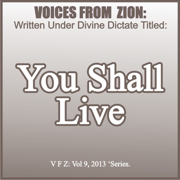 YOU SHALL LIVE