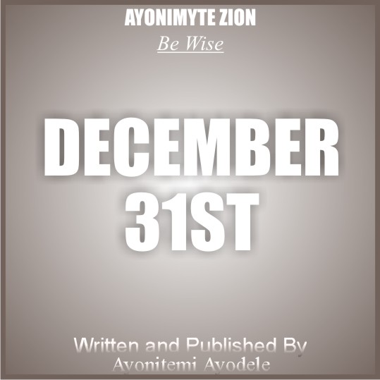 December 31st