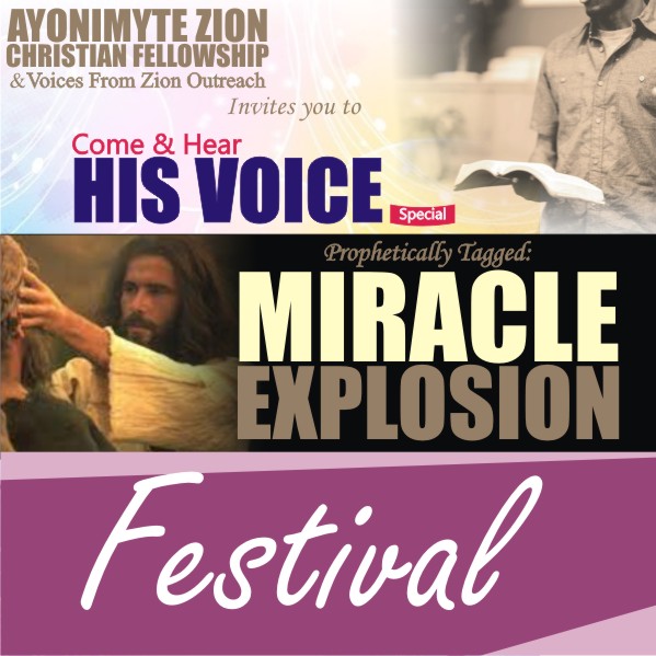 COME AND HEAR HIS VOICE FESTIVAL