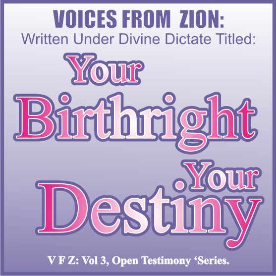 YOUR BIRTHRIGHT IS YOUR DESTINY