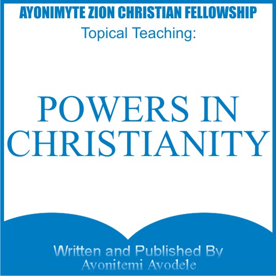 POWERS IN CHRISTIANITY