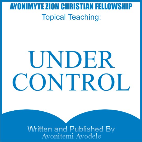 UNDER CONTROL