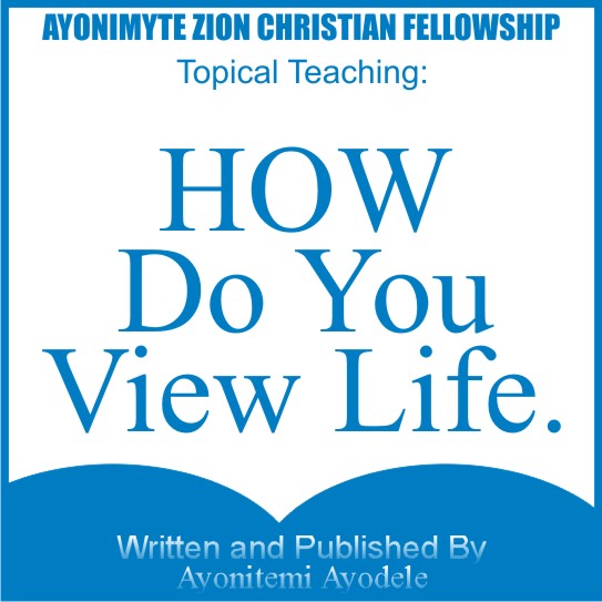 HOW DO YOU VIEW LIFE