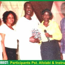 AZCT Resurrect - Participant astor Afolabi and Instructor 2010