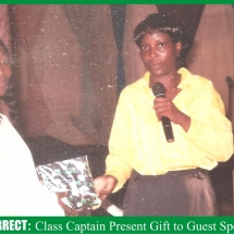 AZCT Resurrect - class captain present gift to guest speaker 2010