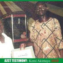 AZCT Testimony - Kemi Akintayo 2008