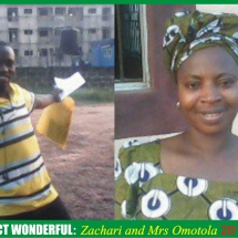 AZCT Wonderful - Zachari and Mrs Omotala 2010