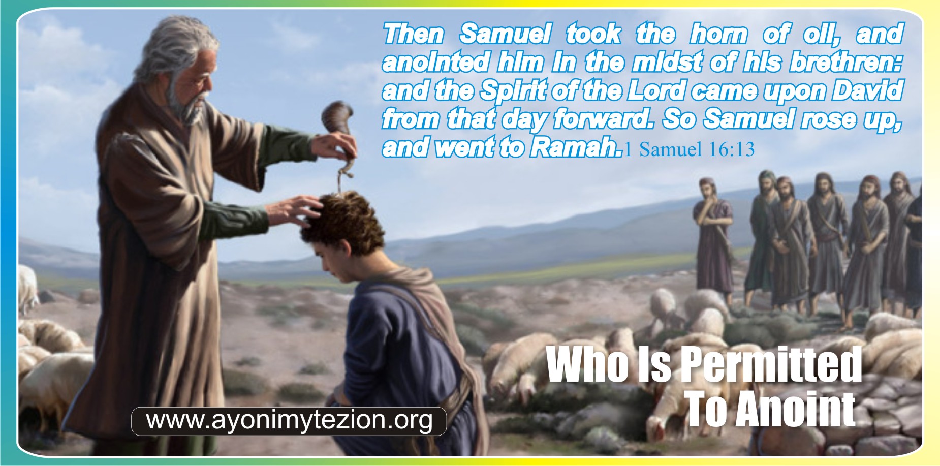 Whose Permitted to Anoint