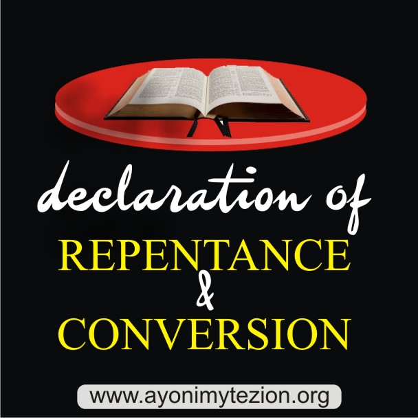 Declaration of Repentance