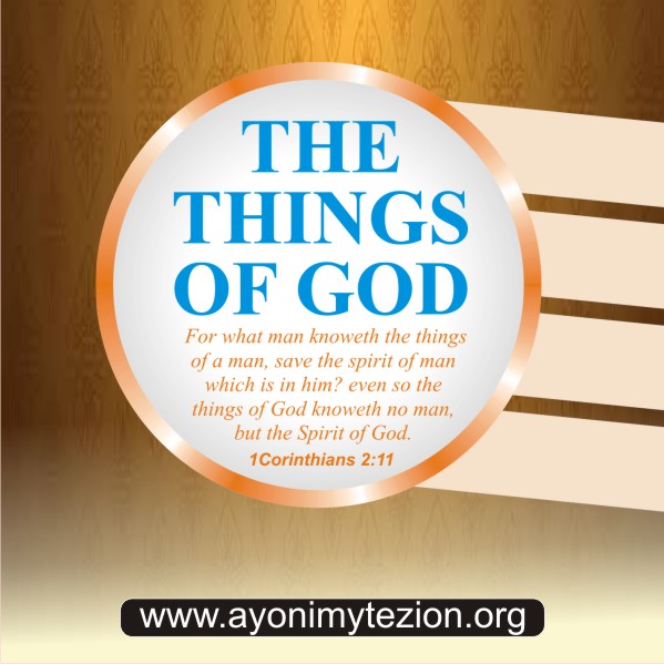 The things of God
