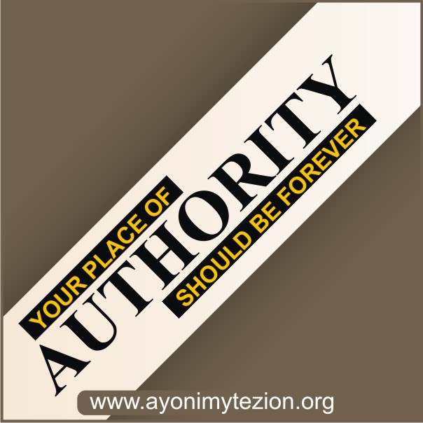 YOUR PLACE OF AUTHORITY