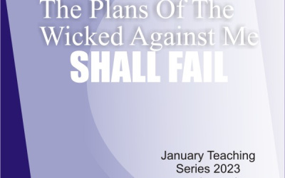 THE PLANS OF THE WICKED AGAINST ME SHALL FAIL