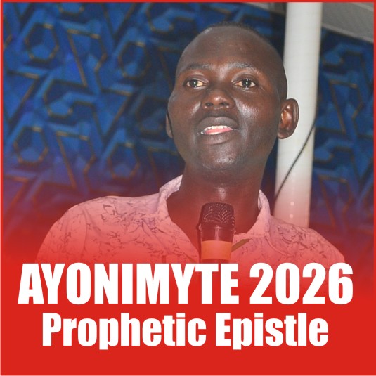 AYONIMYTE 2026 EPISTLE
