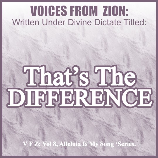 THAT’S THE DIFFERENCE